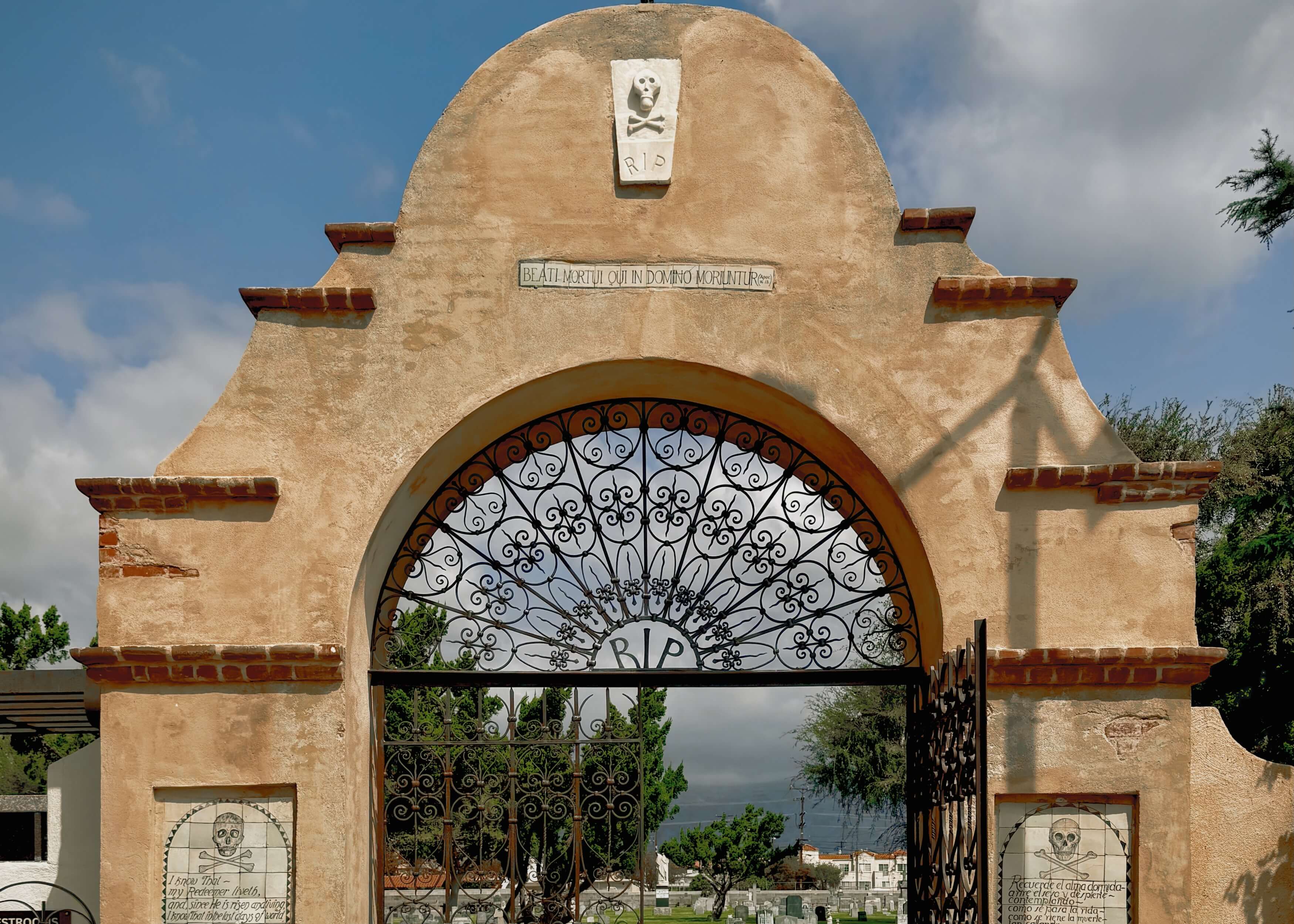 Mission San Gabriel's Second Cemetery Gate